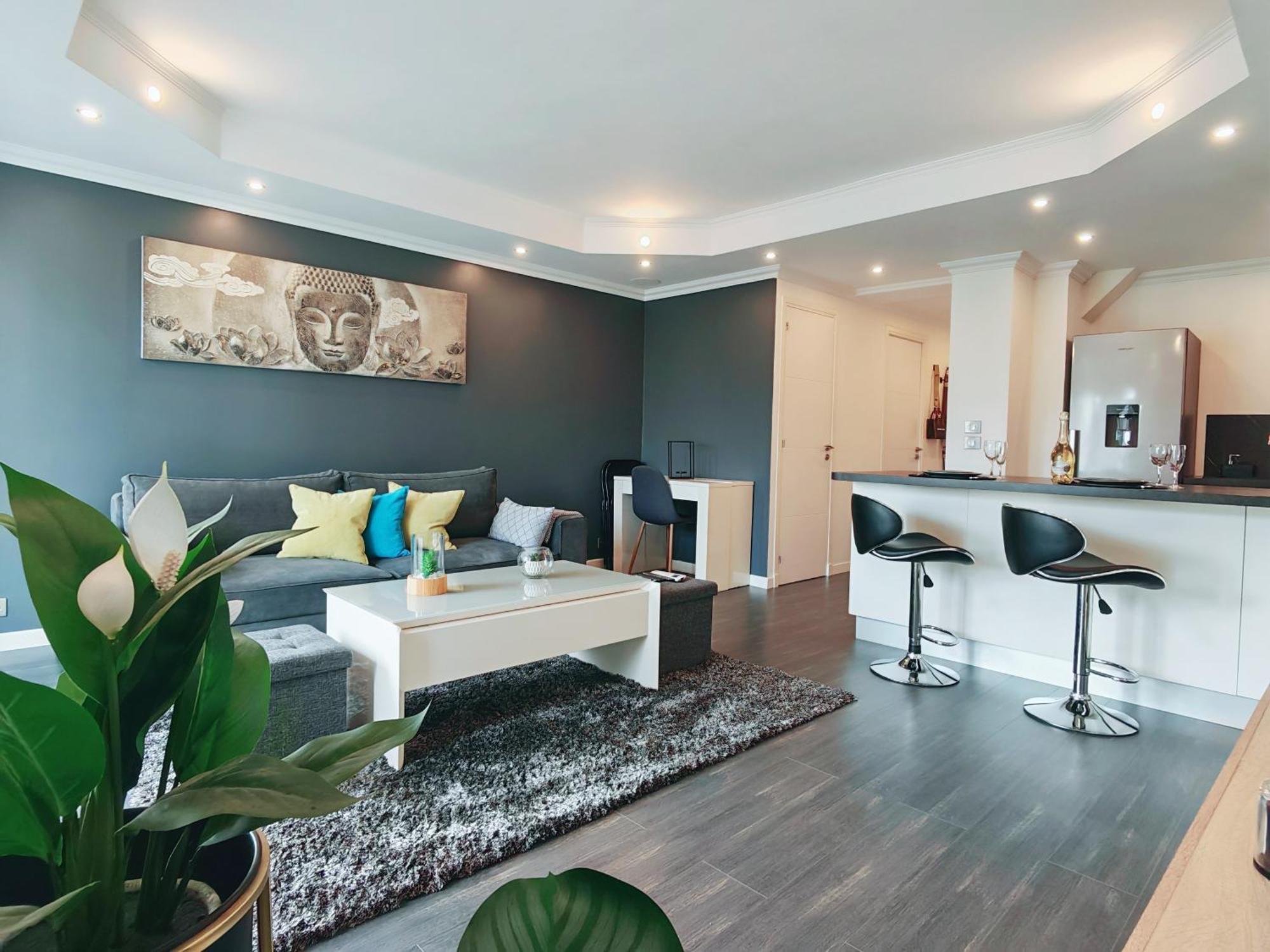 Magnifique Appartement Le Cannet,Cannes, Parking, Wifi Bagian luar foto
